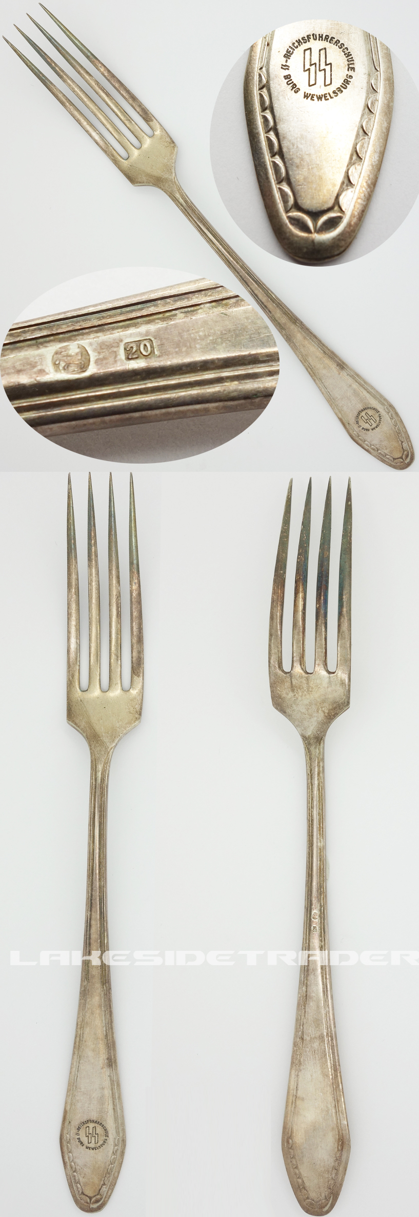 SS Wewelsburg Dinner Fork