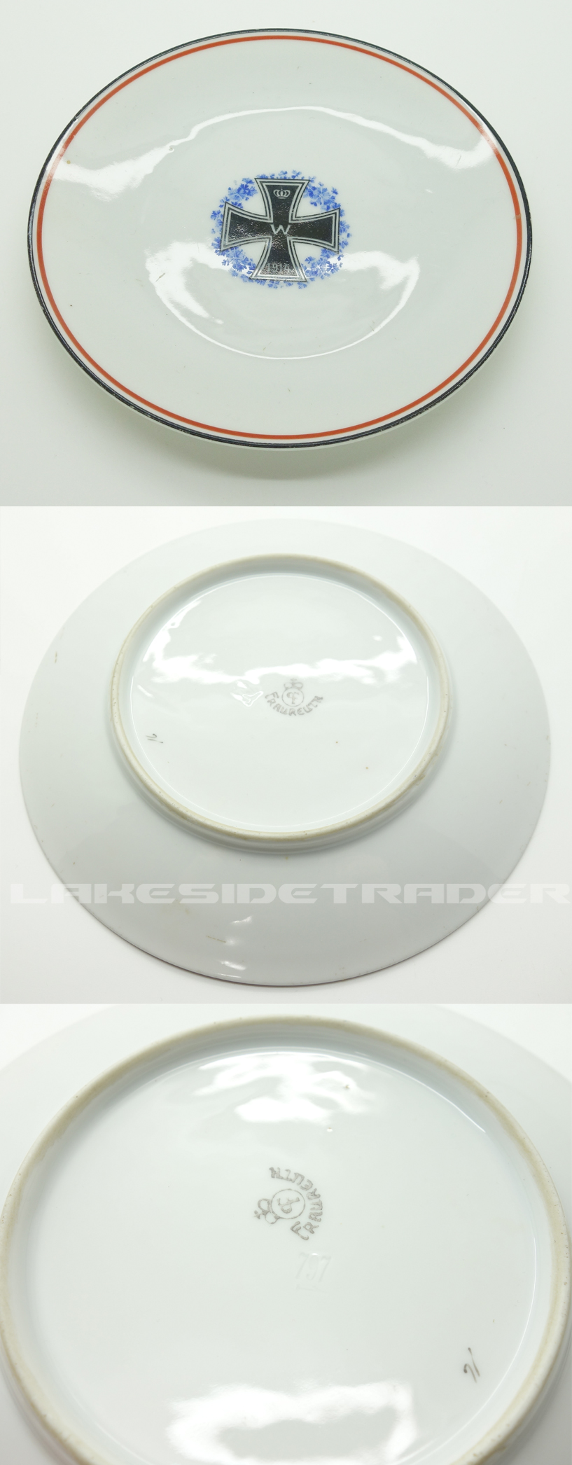 Imperial Patriotic Bread Plate