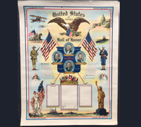 USA - Roll of Honor “War Presidents” 1917 Poster