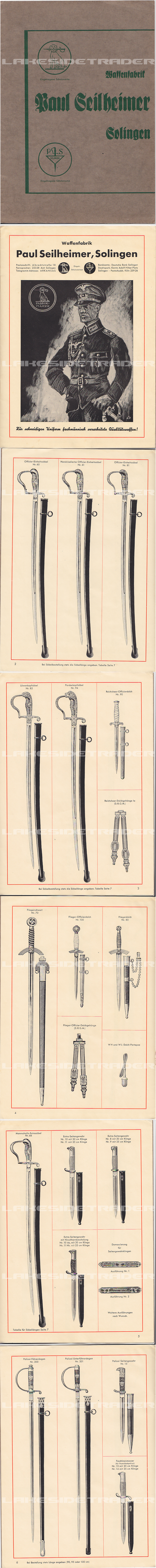 Waffenfabrik Paul Seilheimer’s Sales Catalog