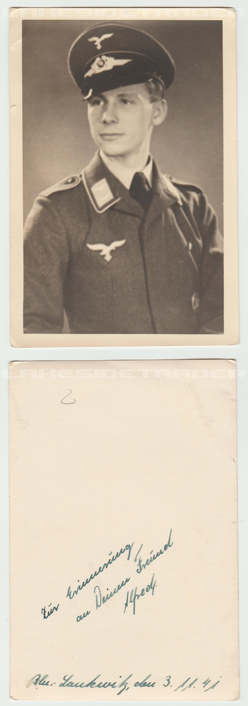Photo of a young Luftwaffe EM