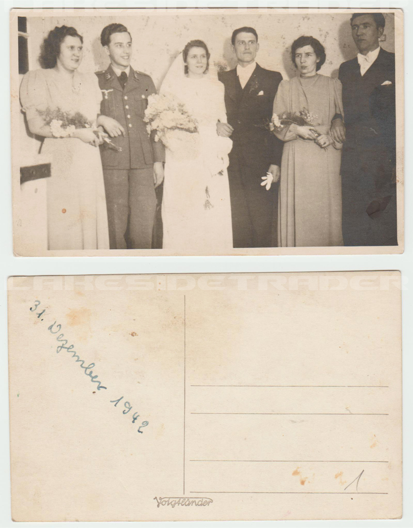Luftwaffe Obergefreiter's Wedding picture