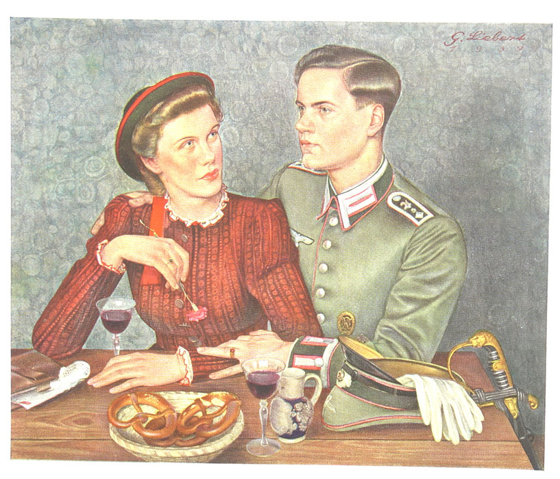 Artillery Officer and Wife Photo