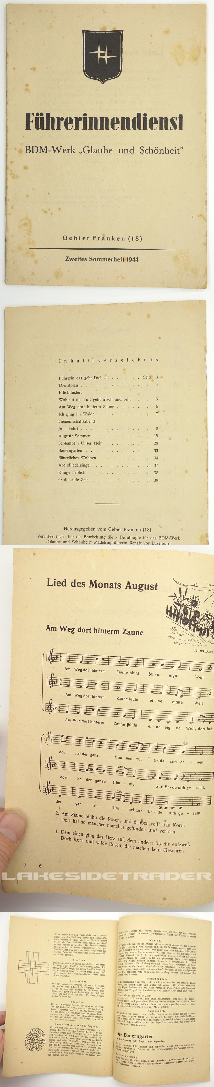  Führerinnendienst Sommerheft 1944