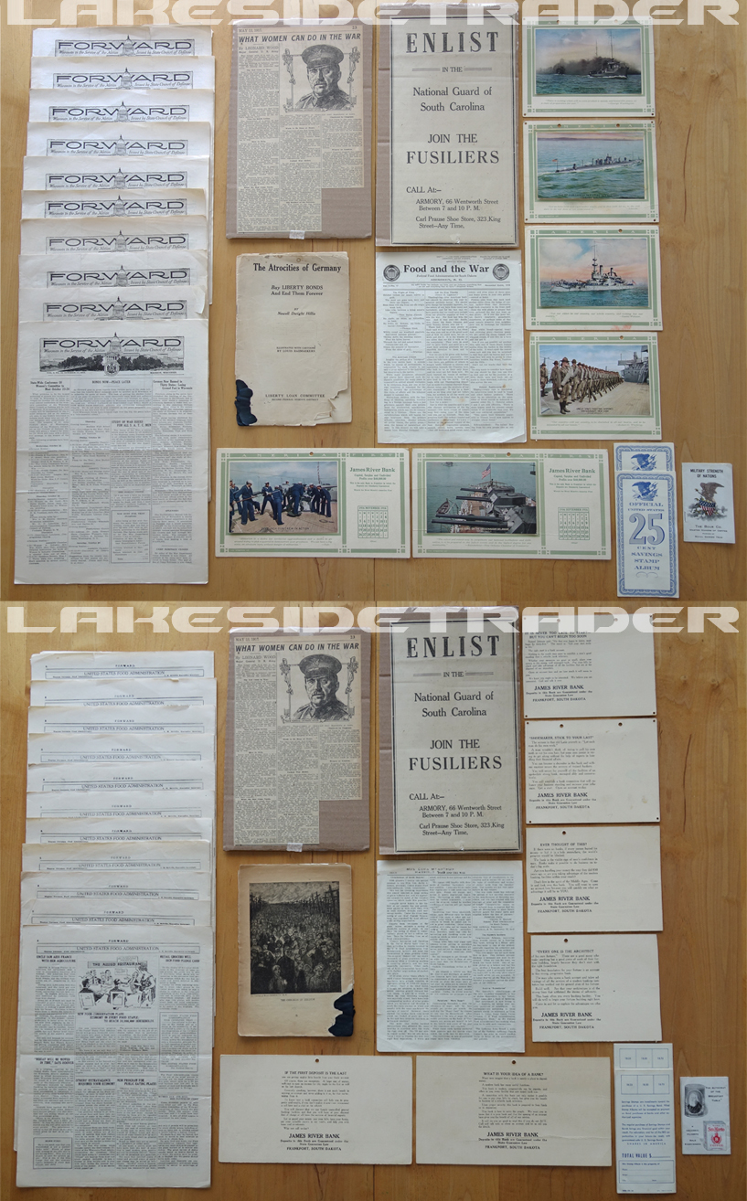 US - 24 Piece Document/Photo Grouping