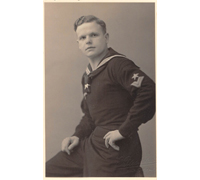 Postcard of Kriegsmarine Obergefreiter