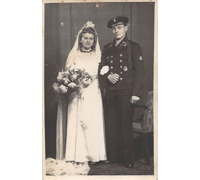 Kriegsmarine Wedding Postcard