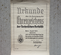TENO 1922 Honor Award Document Nr. 1361