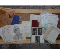 Document and Photo Grouping to Knights Cross Winner Ernst Orzegowski