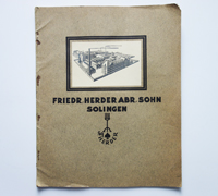 F. Herder Sales Catalog 1920s