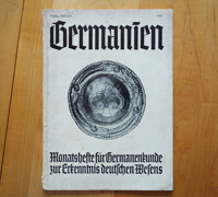 Booklet Germanien, July 1938, Issue 7