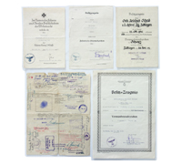 Five Piece Award/POW Discharge Document Group