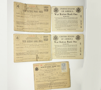 US Civilian Ration Cards