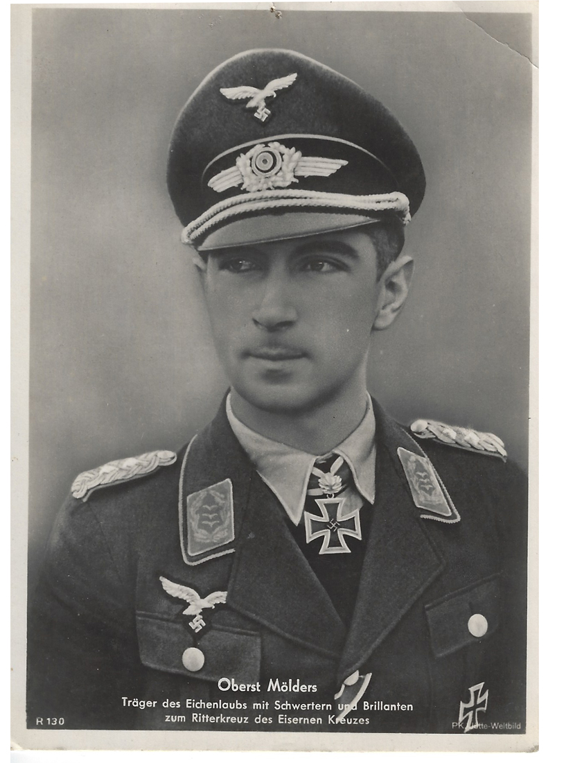 Oberst Werner Mölders Postcard