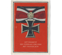 Knight's Cross with Oak Leaves Postcard 