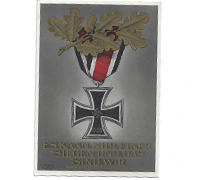 2nd Class Iron Cross Postcard 1939