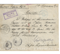WWI Imperial German Military Leave Documents