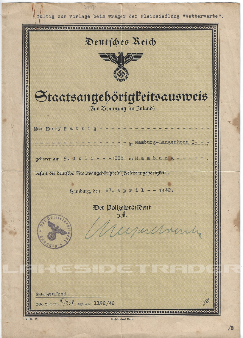 Police Clearance Document
