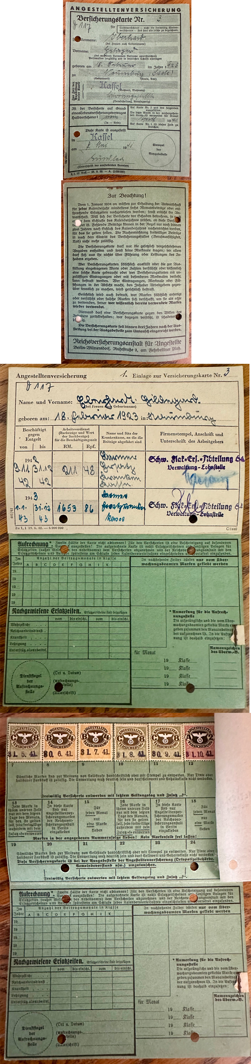 Employment Record Form