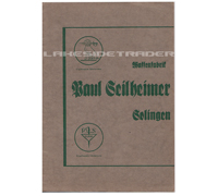 'Waffenfabrik Paul Seilheimer' Sales Catalog