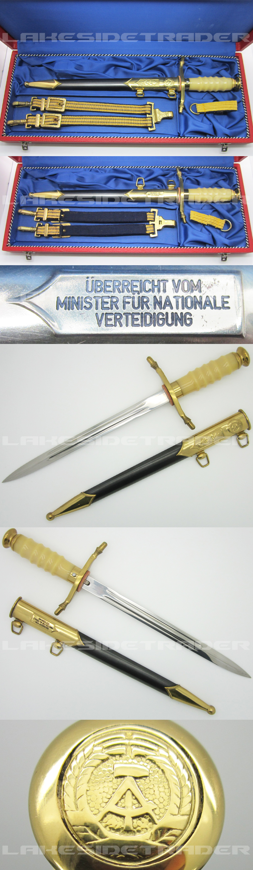 Personalized East German Admirals Navy Dagger