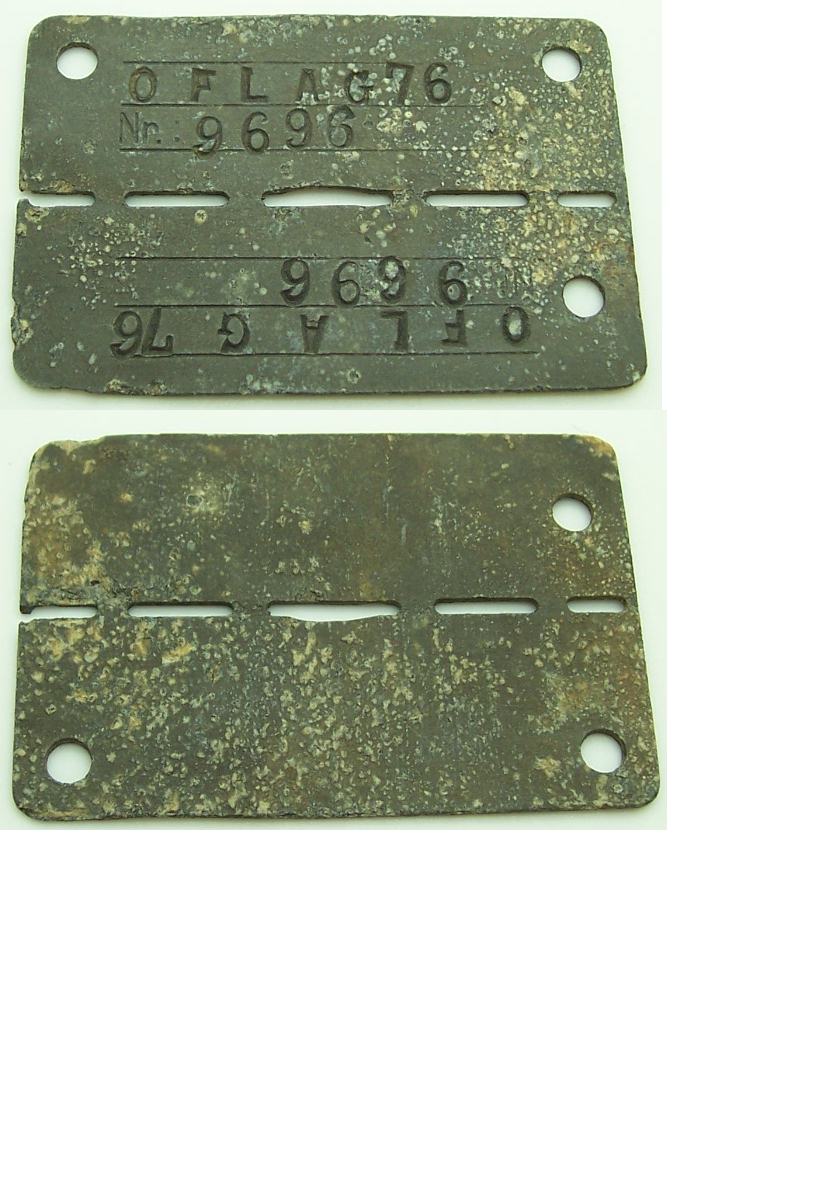 Allied POW Dog Tag for an Officer