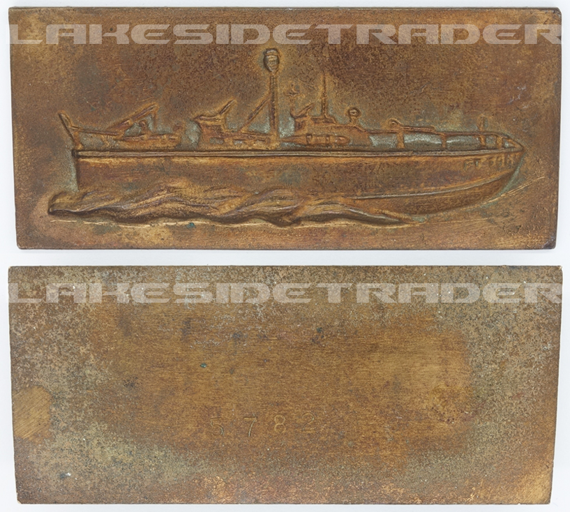 80' Elco PT Boat Bronze Plaque