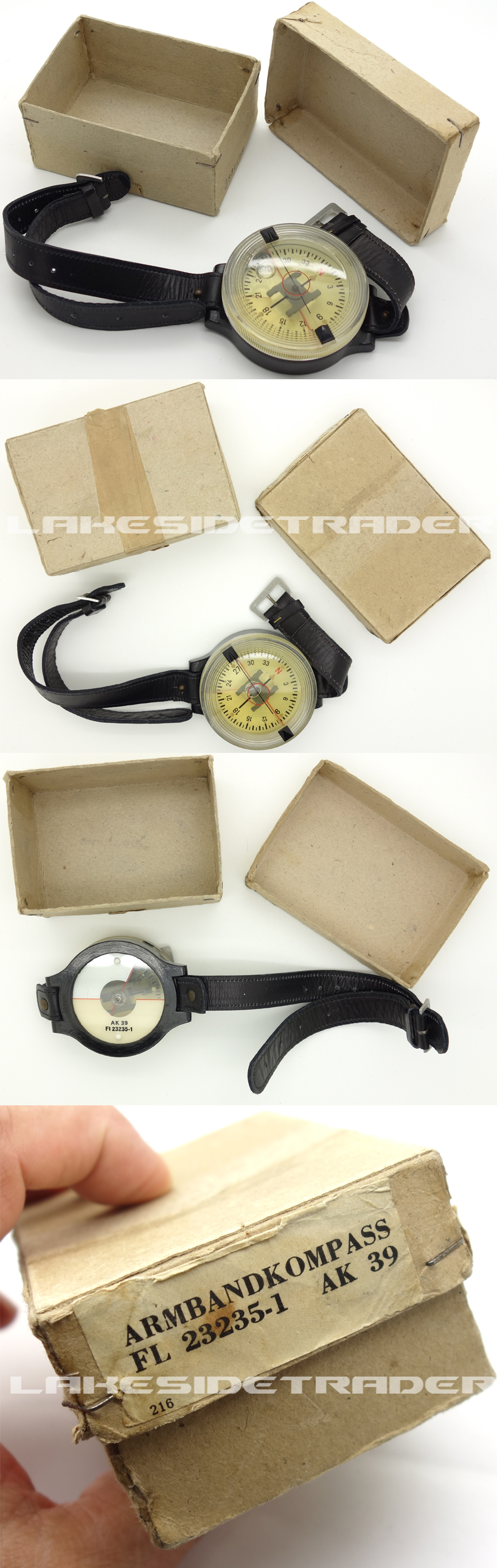 Unissued Luftwaffe AK-39 Wrist Compass