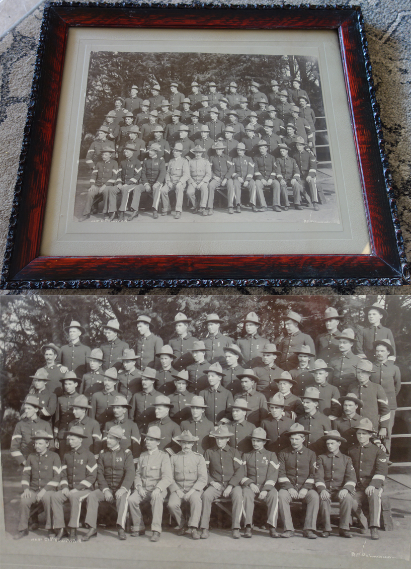 Spanish-American war Official photo of 51st Iowa Volunteer Infantry Regimen