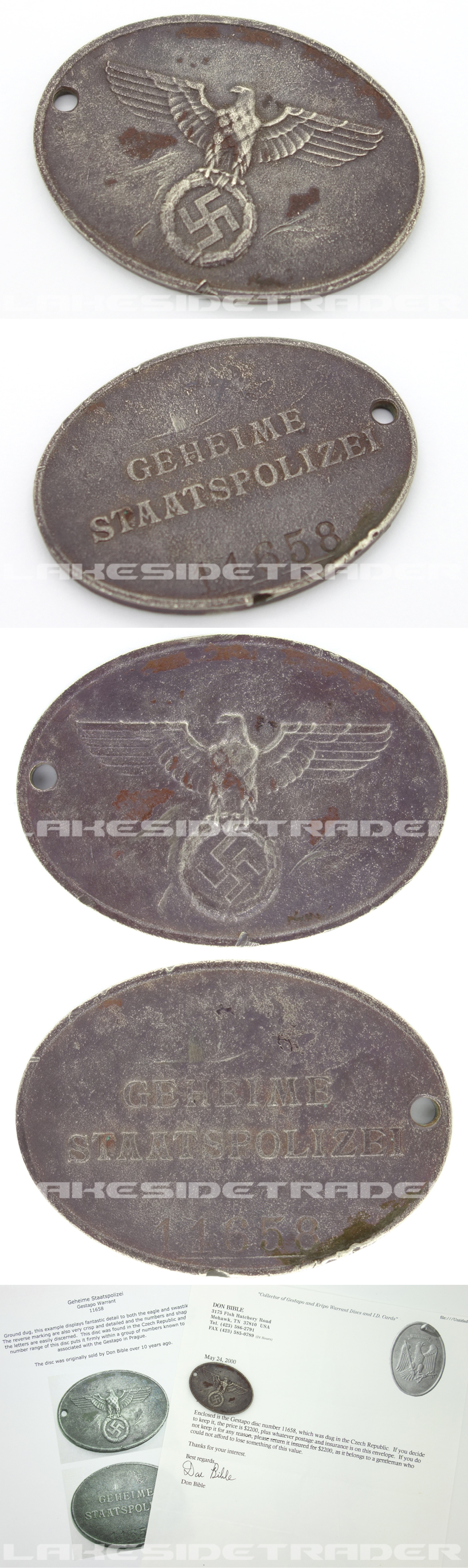 Gestapo Id Card