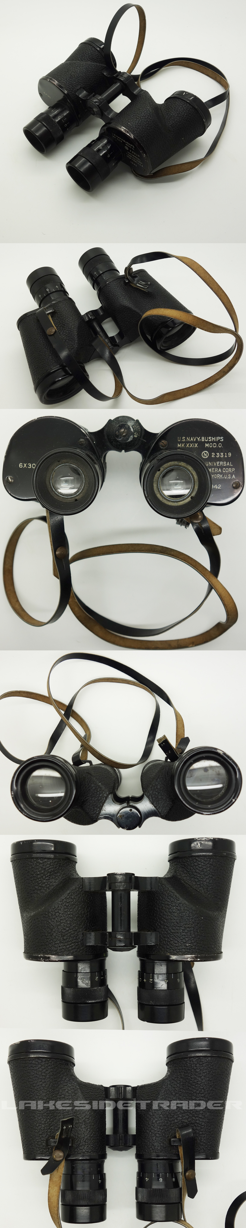 U.S. Navy BuShips Mark 29 Mod.0 6x30 Binoculars 1942