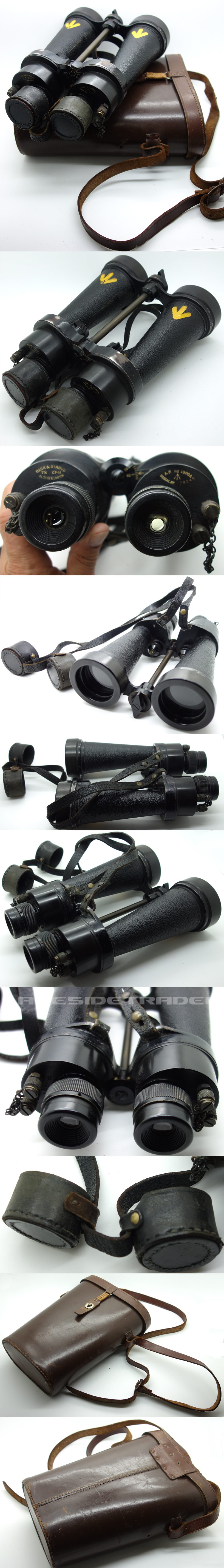 British Barr & Stroud CF 41, 7 x 50 Naval Binoculars & Case
