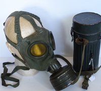 Early Gas Mask & Canister