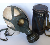 Luftwaffe Gas Mask & Canister