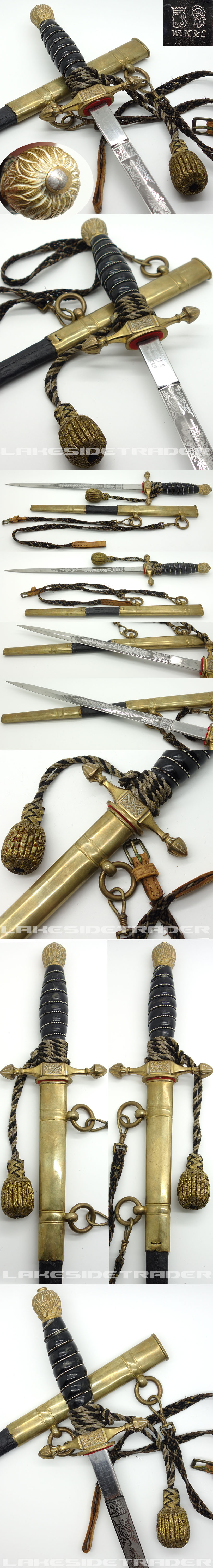 WKC Fireman Official's Dagger