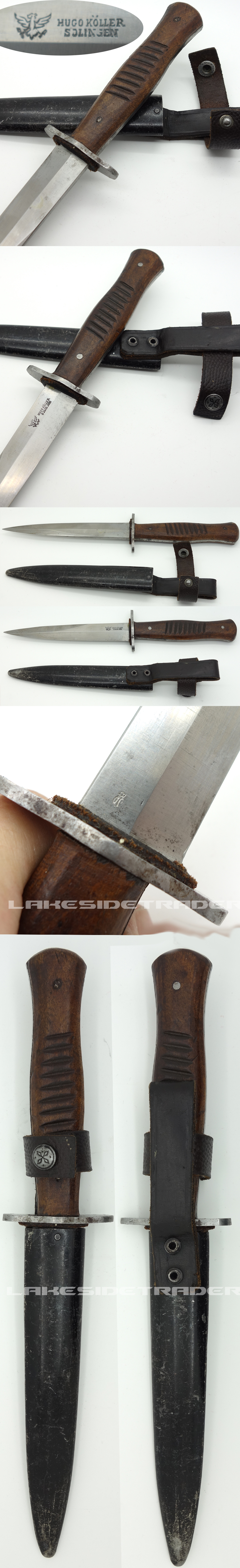 Imperial Fighting Knife by Hugo Koller