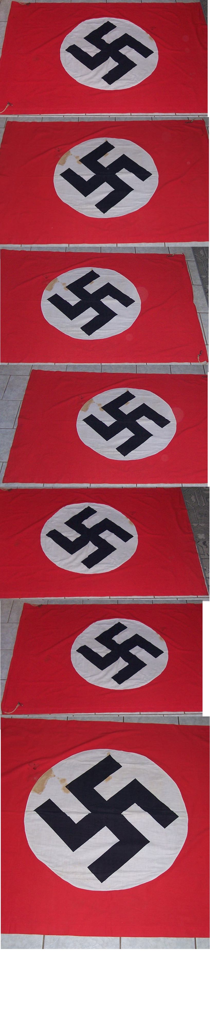 Medium NSDAP two sided Banner/Flag