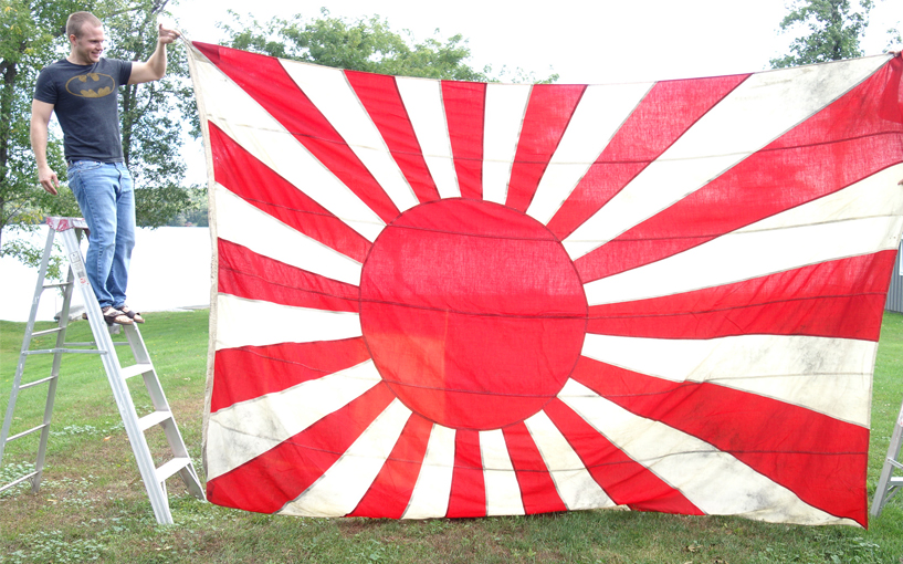 Huge Imperial Japanese Navy Battle Flag