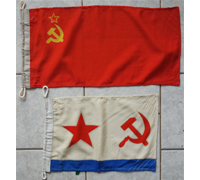 3 Soviet Flags