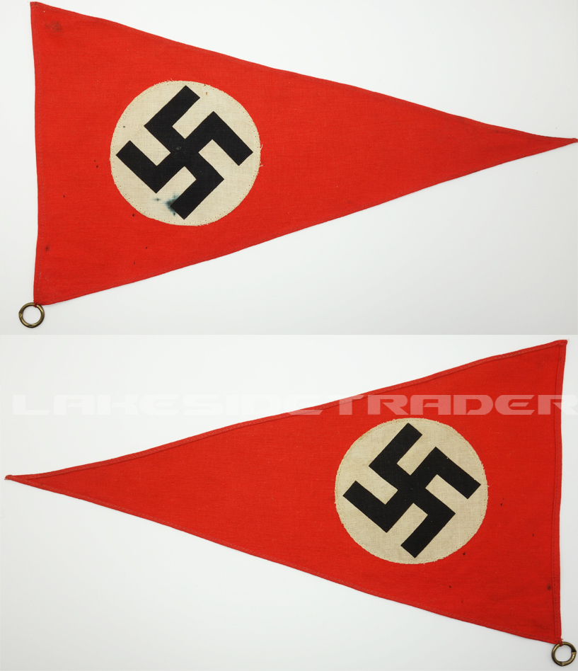 Small 2 Sided NSDAP Pennant