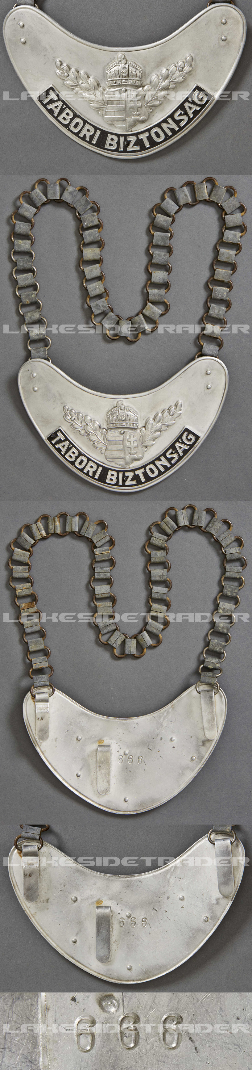 A Gorget of the Hungarian (Army) Military Police