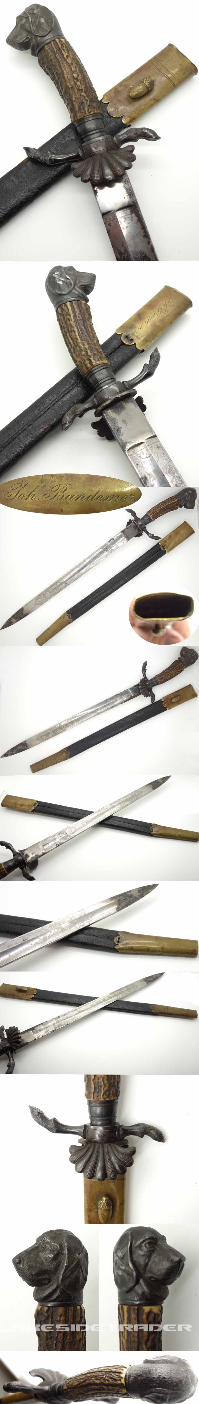 Joh. Bandemer's  Hunting Dagger