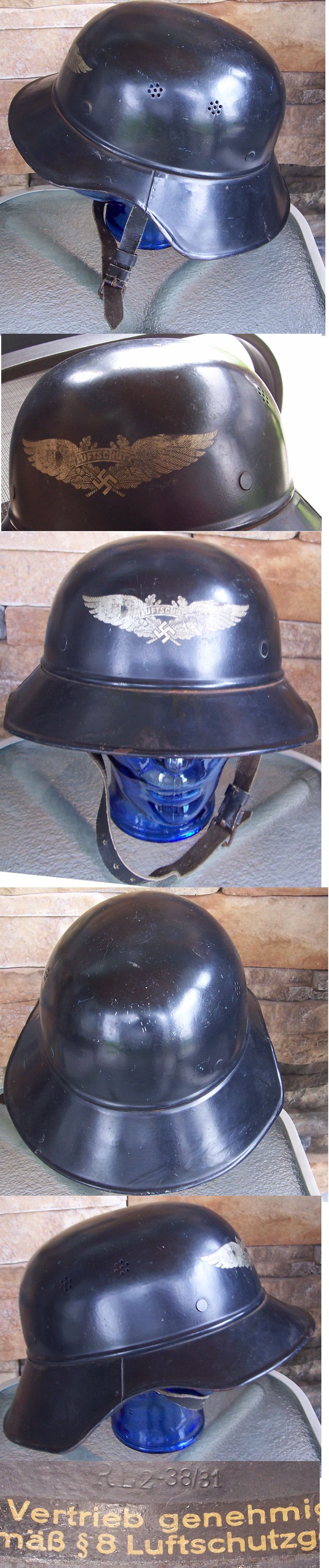 M38 Luftschutz Helmet 