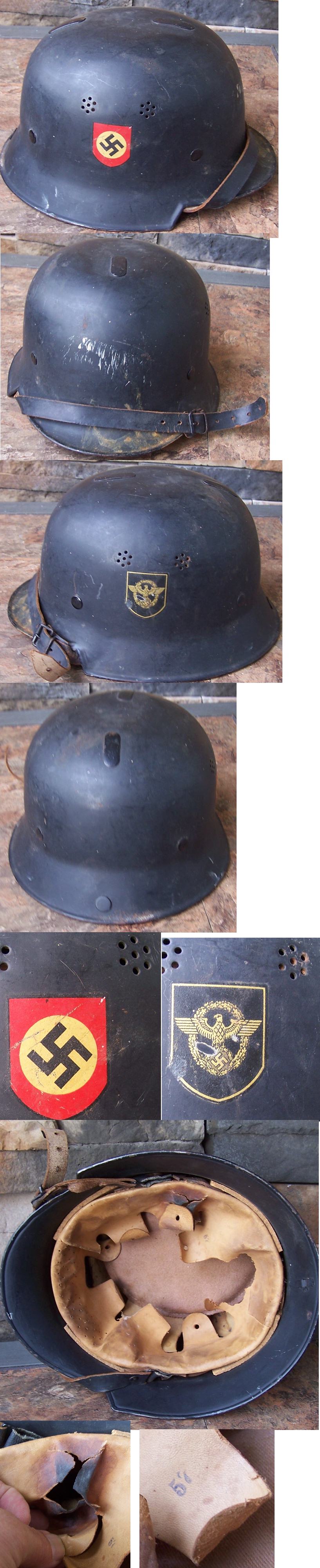 M34 Fire Police Helmet