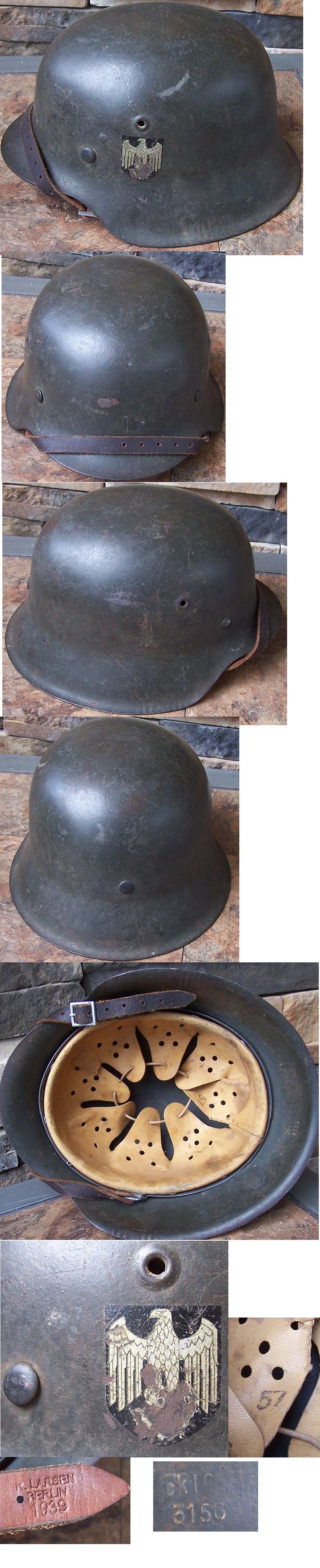 DeNazified ckl-64 M42 SD Helmet