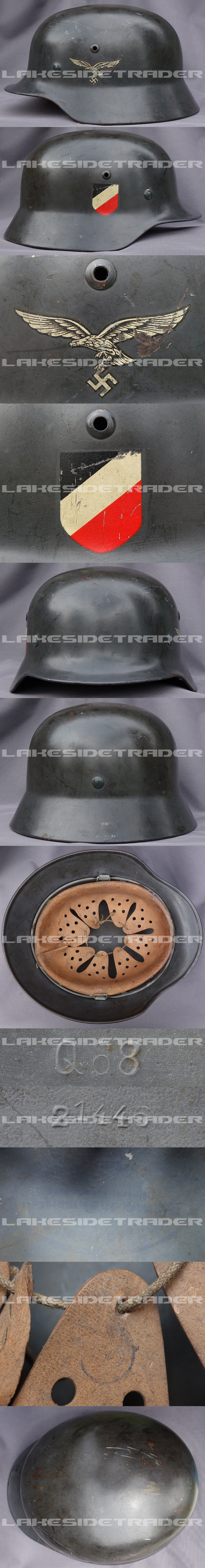 M35 DD Luftwaffe Helmet by Q68