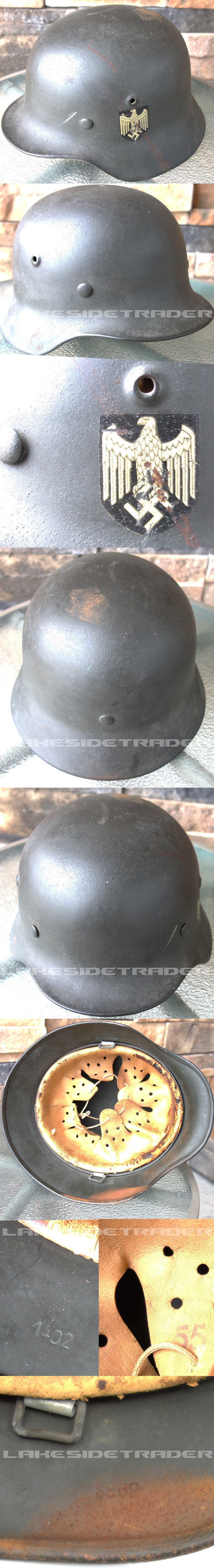 Single Decal M40 Army Helmet by SE-62