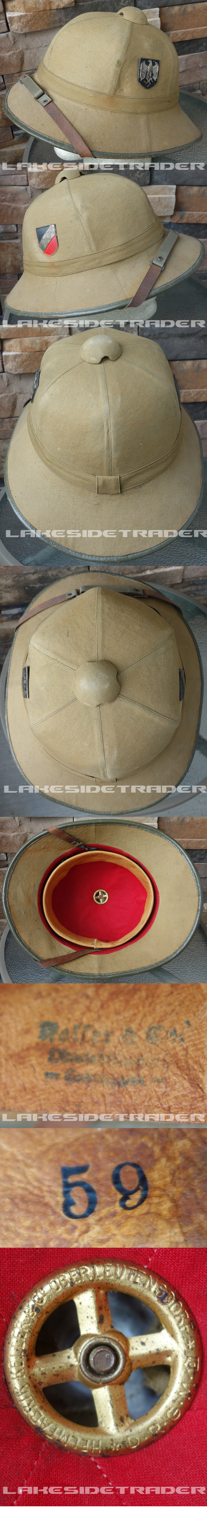 1st Pattern Army Pith Helmet