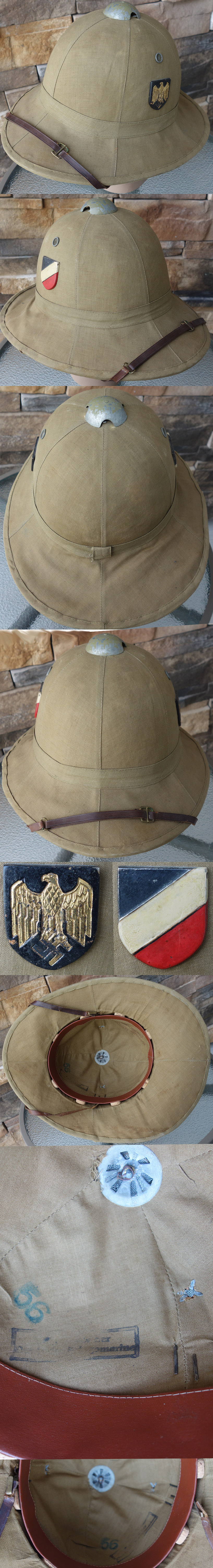 Navy Pith Helmet