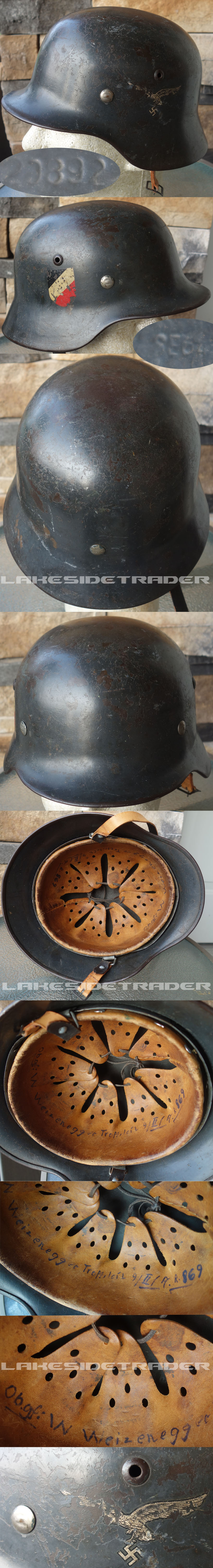 M35 Luftwaffe SE64 DD Combat Helmet